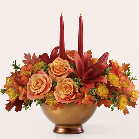 Harvest Table Centerpiece –  Yadilynn Flowers Llc, Orange CA