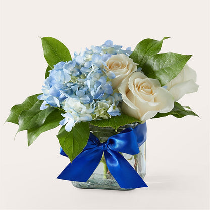 Sky Blue Delight Bouquet –  Yadilynn Flowers Llc, Orange CA