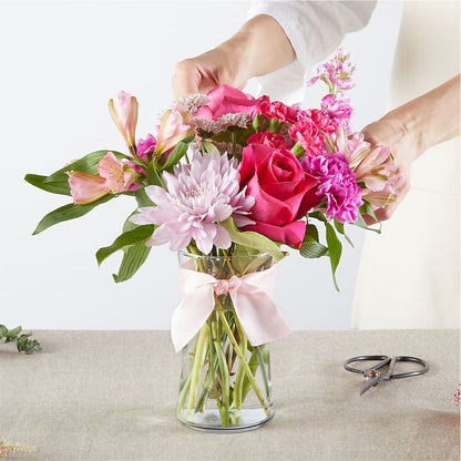Pink Ribbon - A Florist Original –  Yadilynn Flowers Llc, Orange CA