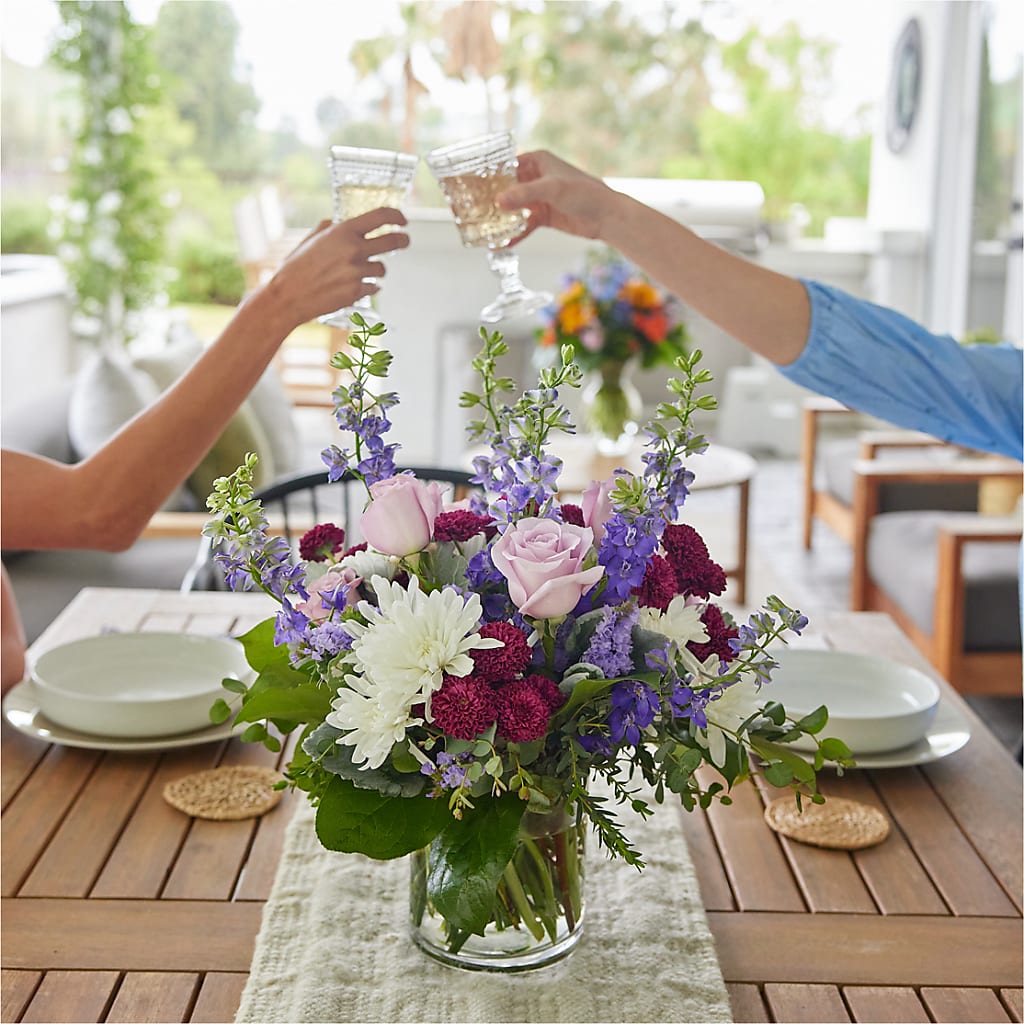 Violet Frost Bouquet –  Yadilynn Flowers Llc, Orange CA
