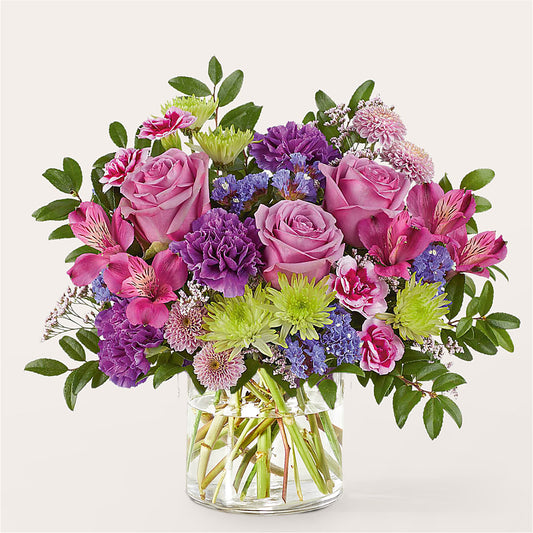 Glass Half Full Bouquet –  Yadilynn Flowers Llc, Orange CA