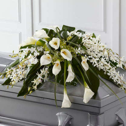 Angel Wings Casket Spray –  Yadilynn Flowers Llc, Orange CA