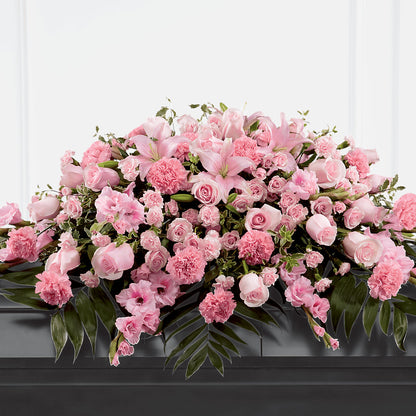 Garden of Comfort Casket Spray (Standard) –  Yadilynn Flowers Llc, Orange CA
