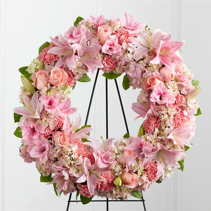 Loving Remembrance Wreath –  Yadilynn Flowers Llc, Orange CA