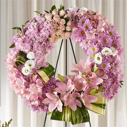 Gift of Warmth Wreath –  Yadilynn Flowers Llc, Orange CA
