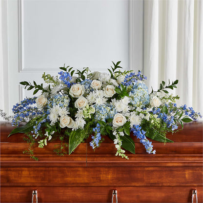 Timeless Essence Casket Spray –  Yadilynn Flowers Llc, Orange CA