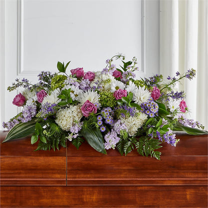 Meadows of Serenity Casket Spray –  Yadilynn Flowers Llc, Orange CA