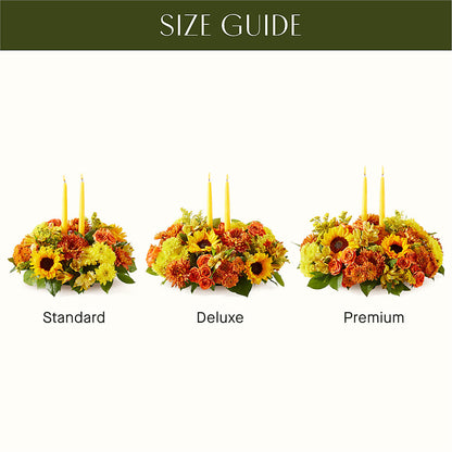 Autumn Harmony Centerpiece –  Yadilynn Flowers Llc, Orange CA