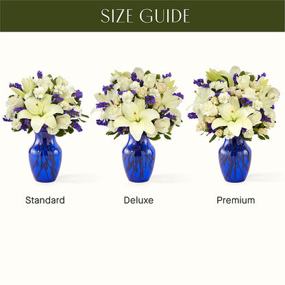 Sapphire Rush Bouquet –  Yadilynn Flowers Llc, Orange CA