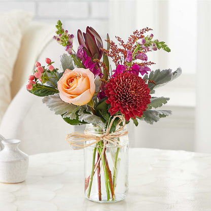 Moody Hues Bouquet –  Yadilynn Flowers Llc, Orange CA