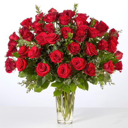 Forever Yours Fifty Stem Red Rose Bouquet –  Yadilynn Flowers Llc, Orange CA
