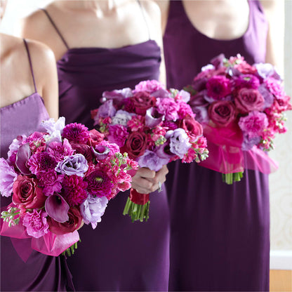 Bridesmaid's Garden Bouquet –  Yadilynn Flowers Llc, Orange CA