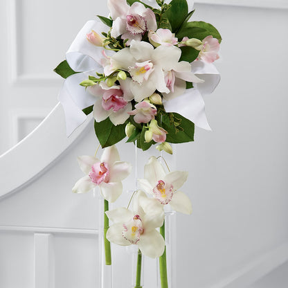 Perfect Entrance Pew Arrangement –  Yadilynn Flowers Llc, Orange CA