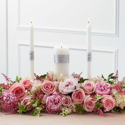Worldwide Romance Unity Candle Arrangement –  Yadilynn Flowers Llc, Orange CA
