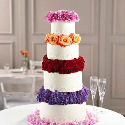 Infinite Love Cake Décor –  Yadilynn Flowers Llc, Orange CA