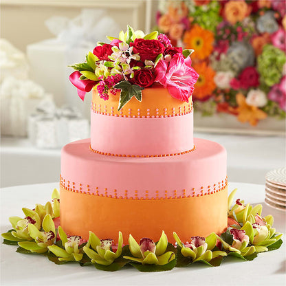 Sweet Citrus Cake Decor –  Yadilynn Flowers Llc, Orange CA