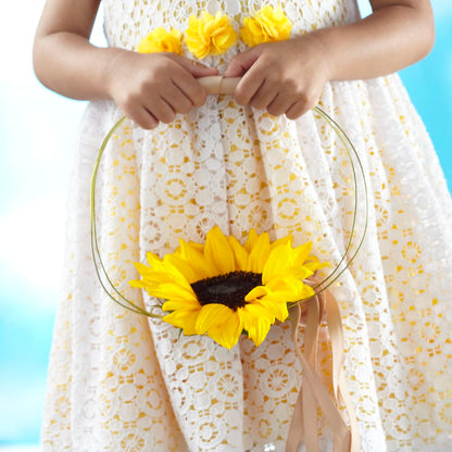 Sweet Sunshine Flower Girl Bouquet –  Yadilynn Flowers Llc, Orange CA