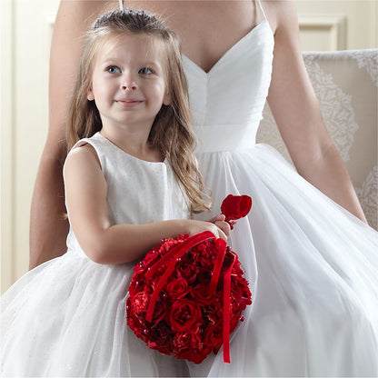 Pure at Heart Flower Girl Arrangement –  Yadilynn Flowers Llc, Orange CA